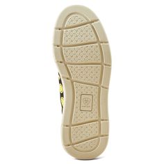 Ariat Girl's shoe Hilo style casual tennis shoe Textile, leather, or suede upper Mesh lining Easy slip-on style Elasticized laces Open cell cushioning insole Lightweight FLX Foam outsole Full Vamp 10050910 Just like our grown-up Hilo, the kids' edition is cushy, breathable and so easy to slip on, thanks to the elastic, no-tie laces. Fun colors and playful patterns mean they might need more than one pair. Outdoor Flat Sneakers With Rubber Sole, Casual Slip-resistant Flat Sneakers, Yellow Walking Sneakers With Rubber Sole, Low-top Slip-ons With Textured Sole For Walking, Yellow Round Toe Sneakers For Walking, Yellow Low-top Slip-on Sneakers With Rubber Sole, Low-top Ortholite Slip-ons For Walking, Low-top Slip-ons With Ortholite Insole For Walking, Ortholite Insole Low-top Slip-ons For Walking