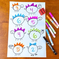 Preschool Bee Math Activity - FREE Printable - Friends Art Lab Dinosaur Directed Drawing Preschool, Apple Math Preschool, Ark Dinosaurs, Dinosaur Math, Math Activities For Preschoolers, Printable Friends, Math Rti, Small Group Ideas