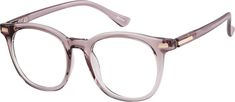 Be eye-catching in these stylish square glasses. The wide eyeglasses is made with hand-polished acetate. Elegant platinum hinge detailing complement the TR90 plastic temple arms and tips. This style is available in black and three translucent options: gray mauve and clear. | Zenni Square Prescription Eyeglasses Purple TR Eye Glass Frames For Women Latest Trends, Unique Glasses Frames, Glasses Ideas, Glasses Frames Trendy, Girl Glasses, Pink Eyeglasses, Unique Glasses, Plastic Glasses, Meaningful Drawings