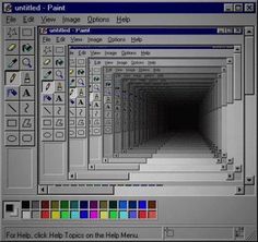 a computer screen shot of the inside of a tunnel