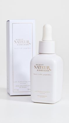 Cannot be shipped outside the USAWhat It Is: Formulated with french silk peptides, hyaluronic acid, and monoi, this Agent Nateur hair serum nourishes your hair in addition to being a dependable styling productGood to Know: Gluten freeWhat It Does: Delivers silky, soft, and shiny hair, and helps reduce heat damage, split ends, broken hair, and frizzinessHair Type: For all typesHow to Use: Drop a small amount into one hand and distribute between palms. Finger comb through damp or dry hair before stylingFormulation: SerumMade in the USAThis product is part of the Clean Beauty at Shopbop program. Learn MoreStyle #AGTNT30004 Soft And Shiny Hair, Agent Nateur, French Silk, Heat Damage, Hair Serum, Split Ends, Soft Hair, Shiny Hair, Dry Hair