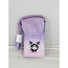 Atari Kuji Kuromi Pouch Purse Pochette Bag Purple Japan Sanrio. Brand New From Sanrio Japan Pouch Is About 7x4 Inches Long. 23 Inch Strap Drop. Material Is Faux Leather/Vinyl. This Is A Small Size Pouch, I Have One That I Use. I Can Fit My Cell Phone In It. Cute Rectangular Phone Bag For School, Cute Rectangular School Phone Bag, Purple Portable Pencil Case For Daily Use, Portable Purple Pencil Case For Daily Use, Kawaii Pouch Bag With Adjustable Strap, Cute Portable Pouch Phone Bag, Cute Portable Phone Pouch Bag, Kawaii Portable Pouch Bag, Portable Kawaii Pouch Bag