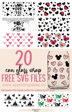 20 free svg files for disney mouse ears