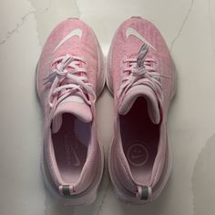 Size- 9.5 Condition- Brand New, Worn Them Around The House To Try Them Out But Never Outside Will Ship Within 24 Hours Of Receiving Payment!! Nike Invincible 3, Shoes Nike Women, Shoes Nike, Pink Color, Dream Closet, Nike Shoes, Nike Women, The House, Running Shoes