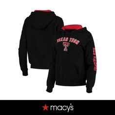 in stock Black Fall Fan Gear Sweatshirt, Black Hoodie With Drawstring Hood For Game Day, Black Team Spirit Hooded Sweatshirt, Black Game Day Hoodie With Team Name, Black Collegiate Hoodie For Game Day, Black Game Day Fan Apparel Hoodie, Black Fan Apparel Hoodie With Team Name, Black Fan Apparel Hoodie For Game Day, Collegiate Black Sweatshirt With Drawstring Hood