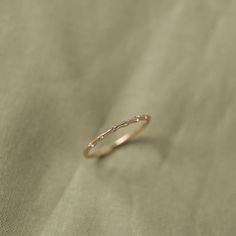 A classic gold ring, ideal for stacking. This piece is dainty and simple—looks great layered with other rings. Classic Gold Rings, Types Of Diamonds, Moissanite Earrings, Moissanite Jewelry, Moissanite Wedding Bands, Classic Gold, Rings Simple, Designer Engagement Rings, Diamond Sizes