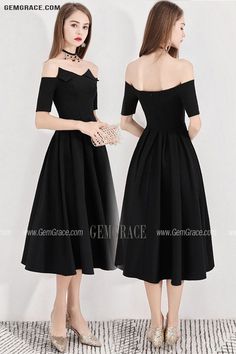 Special Black Chic Off Shouler Party Dress Tea Length Aline Ref#BLS97022 at GemGrace. #HomecomingDresses Shop now to get $10 off. Pro custom-made service for wedding dress, formal dress. View Homecoming Dresses,Short Homecoming Dresses,Black Homecoming Dresses,Simple Homecoming Dresses,Semi Formal Dresses for more ideas. Click to shop now! #BuyableHomecomingDresses Party Fit And Flare A-line Tea Length Dress, A-line Tea Length Dress With Fitted Bodice For Party, Formal Tea-length Dresses For Prom Season, Formal Tea-length Dresses For Prom, Tea Length Formal Dresses For Prom Season, Tea Length Formal Dresses For Prom, Fit And Flare A-line Tea Length Dress For Cocktail, Pleated A-line Evening Dress For Party, Solid Color A-line Party Evening Dress