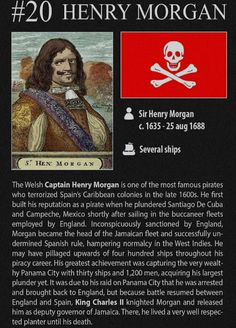 the back cover to henry morgan's book, which features an image of a man with