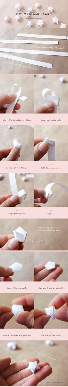 instructions for how to make origami birds