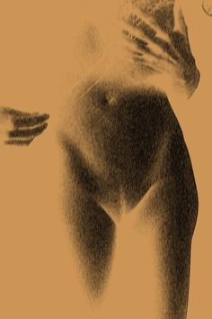 an artistic photo of a woman's back in sepia