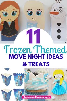 frozen themed movie night ideas and treats