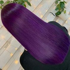 @hair_by_hannah_louise    Instagram Royal Purple Hair, Purple Hair Inspiration, Joico Color Intensity, Amethyst Hair, Red Hair Outfits, Exotic Hair Color, Dark Purple Hair