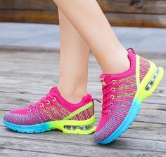 Running Shoes for Women Outdoor Breathable Fashion Womens Jogging Shoes Fitness Sneakers Colorful Air Cushion Sneaker Female Runing Shoes, Plateau Sneaker, Couple Shoes, Womens Business Casual, Best Sneakers, Athletic Fashion