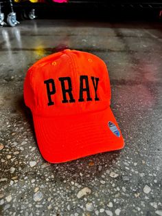 Pray (Non-Distressed). Crafted with care, this hat features an adjustable strap back and tasteful 'PRAY' embroidery. A sophisticated accessory to add a touch of elegance to your look. Pre-washed Snapback Hat, One Size Fits Most, Adjustable Distressed Baseball Cap, Distressed Adjustable Baseball Cap With Curved Brim, Vintage Distressed Adjustable Dad Hat, Distressed Adjustable Snapback Hat, Pre-washed Snapback Hat, Distressed Dad Hat With Adjustable Curved Brim, Distressed Adjustable Dad Hat With Curved Brim, Distressed Snapback Baseball Cap