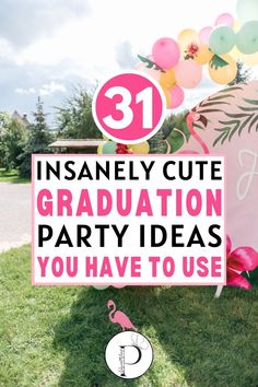 If you're on the hunt for college graduation party ideas, graduation party inspo, graduation party ideas food, graduation party ideas decorations, graduation party themes, and high school graduation party ideas, check out this post on 31 graduation party ideas! Best Graduation Party Ideas, College Grad Decoration Ideas, What To Do At A Graduation Party, Senior Grad Party Ideas, Fancy Graduation Party Ideas, Backyard Graduation Party Decorations, Unique Grad Party Ideas, Theme Graduation Party Ideas