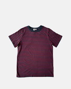 Maggie Cotton Tee Ivy Relaxed Fit Contrast Stripes Top For Work, Relaxed Fit Tops With Contrast Stripes For Workwear, Relaxed Fit Contrast Stripe Tops For Work, Relaxed Fit Contrast Stripe Workwear Tops, Casual Workwear Top With Horizontal Stripes, Classic Tops With Striped Collar For Everyday, Cotton Top With Contrast Stripes For Work, Crew Neck Top With Contrast Stripes For Work, Cotton Tops With Contrast Stripes For Work