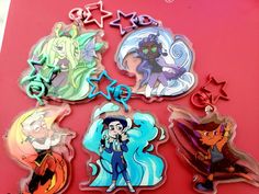 "These charms will be 2.5\" with glitter epoxy and star clasps These are PREORDERS meaning they possibly will not arrive until late june/early July. Colors may not be completely accurate due to CMYK conversion Buy all 5 and get a special lumity sticker" Lumity Keychain, July Colors, Grumpy Face, Free Stickers, Super Sweet, Star Fashion, Keychains, Charms, Zelda Characters