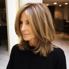 Long Bob Haircuts, Mid Length Hair, Women Over 50