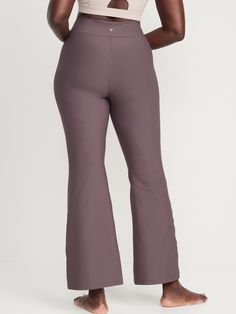 Power up in our PowerSoft pants -- light compression fabric meets a ridiculously smooth, peachy-soft feel Elasticized extra high-rise waistband, with hidden pocket in front and silver reflective Old Navy Active logo in back.  Gusseted for ease of mov High Stretch Moisture-wicking Solid Pants, Solid Color Elastane Sports Pants, Compressive Moisture-wicking Bottoms, Micro-elastic Workout Pants, Moisture-wicking 4-way Stretch Solid Pants, Compressive Go-dry Solid Color Bottoms, Compressive Solid Go-dry Bottoms, Compressive Go-dry Solid Bottoms, Compressive Full Length Go-dry Pants