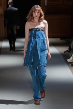 Fall/Winter 2023-2024 Denim at Paris Fashion Week Denim Trends 2023, Denim Trends, Winter 2023, Large Fashion, 2023 2024, Victoria Beckham, Paris Fashion, The Fashion, Paris Fashion Week