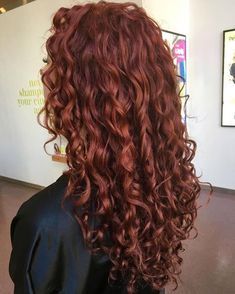 Curly Red Hair, Dyed Curly Hair, Curly Crochet Hair Styles, Red Curly Hair, Ginger Hair Color, Dark Red Hair, Beauty Hairstyles, Colored Curly Hair, Hair Color Auburn