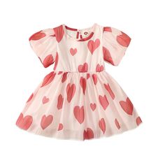 Dress your little one in BIG HEARTS Dress, perfect for a sweetheart on Valentine's or a sunny day! This beautiful dress features playful heart patterns and is designed for baby girls. A must-have for any wardrobe this summer or spring! Hearts Dress, Heart Kids, Big Hearts, Kids Garments, Heart Dress, Heart For Kids, Big Heart, Heart Patterns, Sunny Day