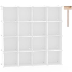 PRICES MAY VARY. ELEGANT DISPLAY SHELF: Well-organized home makes you being at home more enjoyable. The modern fashionable plastic cube organizer by displaying multiple items, such as books, photos, toys, bags, potted plants, CDs make your house organized and neat LARGE CAPACITY STORAGE: Each cube size is 11.8"L × 11.8"W × 11.8"H. The overall product dimensions is 48.4"L × 12.4"W × 48"H. Fits storage bins that is smaller than 11" × 11". Gift hook can hang keys, ties, hats, umbrellas make your li Plastic Storage Cubes, Storage Closet Shelving, Modular Bookshelves, Cube Storage Organizer, Cabinet Diy, Modular Closets, Closet Cabinet, Closet Organization Diy, Cube Shelves