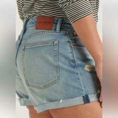 Lightly Distressed, Rolled Cuff ( Not Sewn So You Can Roll Down As Well) , Nwt Denim Shorts. Please Choose The Size You Want. If You Need Measurements Please Reach Out To Me. I’m Happy To Help. Sz 4/27 And 8/29 Available. Summer Beach Everyday Casual Relaxed Fit Jean Shorts With Rolled Hem, Trendy Denim Jean Shorts For Everyday, Casual Medium Wash Rolled Hem Jean Shorts, Casual Medium Wash Shorts With Rolled Hem, Casual Denim Shorts With Rolled Hem, Casual Cutoff Jean Shorts With Rolled Hem, Light Wash Denim Bottoms With Rolled Hem, Cotton Jean Shorts With Rolled Hem In Medium Wash, Casual Rolled Hem Cutoff Jean Shorts