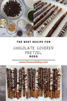 the best recipe for chocolate covered pretzel rods