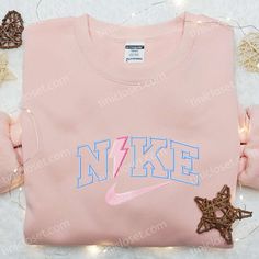 Product detail: Nike Embroidered Sweatshirt, Best Birthday Gift Ideas, Nike Inspired, Sweatshirt Nike, Best Birthday Gift, Embroidered Sweatshirt, Best Birthday Gifts, Black Sand, Disney Halloween