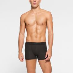 This 3-pack of breathable cotton boxer briefs is the only underwear you’ll ever need. Constructed with smooth, stretchy fabric that hugs your body witho... Black Nike Socks, Mens Boxers, Lingerie Fashion, Boxer Briefs, Boy Shorts, Black Adidas, Black Nikes, Briefs, Casual Button Down Shirts