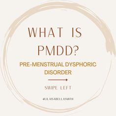 3 things you didn’t know about PMDD

 ☽ It affects an estimated 5.5% of women and Assigned female at birth Individuals of reproductive age. 

☽ The Luteal phase (or last two weeks) of the cycle can be a roller coaster of emotions for humans who suffer from PMDD often filled with lethargy, low libido, anxiety, disassociation and even suicidal thoughts. 

☽ Hormonal birth control often aggravates PMDD symptoms because individuals with PMDD are often sensitive to synthetic hormones. Period Poverty, Roller Coaster Of Emotions, Luteal Phase, Hormonal Birth Control, Fertility Health