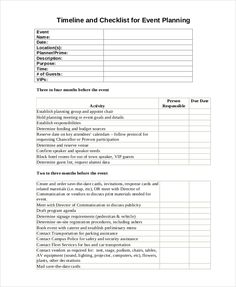 an event planning sheet with the text'travel and checklist for event planning '