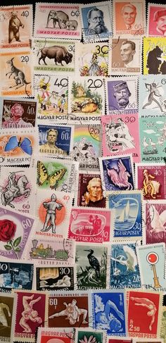 Postage stamps. Hungary postage stamps. Vintage timbres. Philately. You will get that You see. 54 different postage stamps Custom Logo Design, Lithuania, Custom Logo, Postage Stamps, Hungary, Custom Logos, Logo Design, Accessory Gift