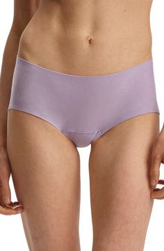 A hipster panty made from European stretch modal with raw-cut edges is elastic-free to eliminate digs, bulges and lines for an ultra-flattering look. 79% modal, 21% elastane Machine wash, line dry Made in the USA of imported fabric Women's Clothing Elastic, Nordstrom, Clothes For Women, Fabric, Clothes