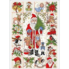 Lindner´s Kreuzstiche Cross Stitch counted Chart "Advent Calendar", 104 : 104LK : 4260429642595 : 0,01 kg : Lindner´s Kreuzstiche Brand: Lindner´s Kreuzstiche MPN: 104 Difficulty: easy Embroider picture: Cross Stitch pattern Format: Chart Lindner´s Kreuzstiche Cross Stitch counted Chart "Advent Calendar", 104; Contant: 1 Din A3 sheet with chart, 1 Din A3 sheet with ideas, Instruction in 6 languages, Color key for DMC, Anchor, Madeira, V&H thread. Thread and fabric are not included. Similar artic Thanksgiving Cross Stitch Patterns, Thanksgiving Cross Stitch, Shabby Chic Embroidery, Xmas Printables, Fabric Advent Calendar, Color Key, Christmas Stocking Pattern, Beautiful Cross Stitch Pattern, Xmas Cross Stitch