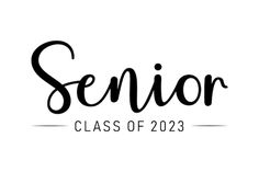 the word senior class of 2013 written in black ink