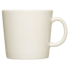 a white coffee cup on a white background