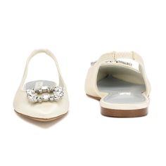 Blingy Slingback Flats - Nine West Elegant Summer Wedding Flats, Elegant Wedding Flats For Summer, Chic Summer Wedding Flats, Elegant Spring Wedding Flats, Elegant Flat Slingback Sandals For Formal Occasions, Elegant Slingback Flats For Party, Elegant Flat Sandals For Formal Occasions, Chic Spring Wedding Flats, Chic Embellished Evening Flats