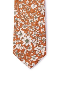 Complete your special occasion with this beautiful floral print necktie. Vibrant floral motifs entwine and cascade down this romantically fun cotton tie. 100% Cotton 58" long and 2.5" wide Slim Tie Parquet Top quality fabric Imported Spring Floral Print Ties For Formal Occasions, Floral Print Ties For Spring Formal Events, Spring Floral Print Formal Ties, Formal Floral Print Ties For Spring, Formal Spring Floral Print Ties, Formal Cotton Ties With Floral Print, Cotton Standard Tie For Summer, Summer Formal Ties With Floral Print, White Floral Print Ties For Summer