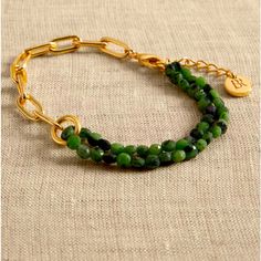 From Delicate Everyday Wear To Statement Pieces That Make A Bold Impact, Our Jewelry Collection Has Something For Every Occasion And Personal Style. Features Ruby Zoisite And Genuine Semi Precious Stones. Hypoallergenic. Elegant Green Chain Bracelet, Elegant Bracelet With Chain Strap As Gift, Elegant Bracelet With Chain Strap For Gift, Elegant Chain Strap Bracelet As Gift, Elegant Chain Strap Bracelet For Gift, Everyday Green Chain Jewelry, Everyday Green Jewelry With Chain, Chic Adjustable Paperclip Chain Bracelet, Adjustable Chain Strap Bracelet Gift