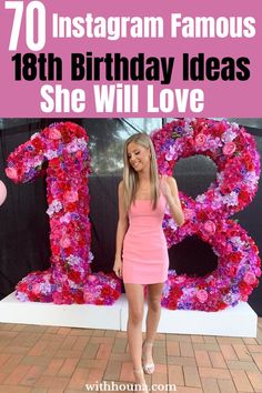 70 Instagram Famous 18th Birthday Ideas She Will Love Unique Debut Theme Ideas, Unique 18th Birthday Party Ideas, Party Favors For 18th Birthday, 18th Birthday Theme Ideas, 18th Birthday Dress Ideas, 18th Birthday Party Ideas At Home, 18th Birthday Party Ideas Decoration, 18th Birthday Ideas For Boys