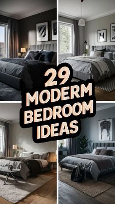 modern bedroom decor ideas that are easy to make yourself comfortable and stylish in your home