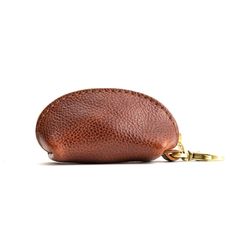 All Color: Nutmeg | Small taco shaped pouch Taco Keychain, Leather Tote Purse, Leather Stand, Mens Leather Bag, Leather Bag Women, Accessory Pouch, Luggage Accessories, Tote Purse, Leather Care