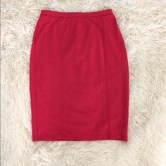 Reddish Pink. Above The Knee Fitted Skirt (76% Polyester) (20% Rayon) (4% Spandex) Relaxed Fit Red Lined Pencil Skirt, Relaxed Red Lined Pencil Skirt, Fitted Skirt, Above The Knee, Pink Red, The Knee, Womens Skirt, Pencil, Spandex