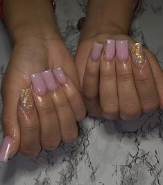 Shorties Acrylic Nails Square, Clear Pink Acrylic Nails, Short Pink Acrylic Nails, Square Acrylic Nails Short, Short Square Nails, Homecoming Nails Acrylic