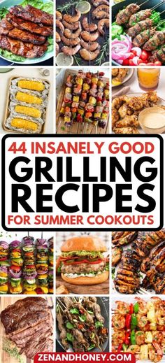 grilling recipes for summer cookouts