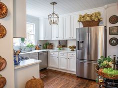 the kitchen is clean and ready for us to use in its new owner's home