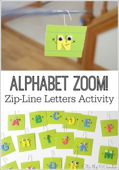 the alphabet zoo is an easy and fun letter activity for kids to practice their letters