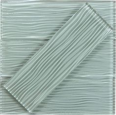 Morning Mist Blue Wave 4'' x 12'' Glossy Glass Subway Tile Euro Glass Coastal Backsplash, Sea Glass Tile, Glass Tile Shower, White Glass Tile, Blue Glass Tile, Grey Subway Tiles, Gray Sky, Glass Tile Backsplash, Glass Subway Tile